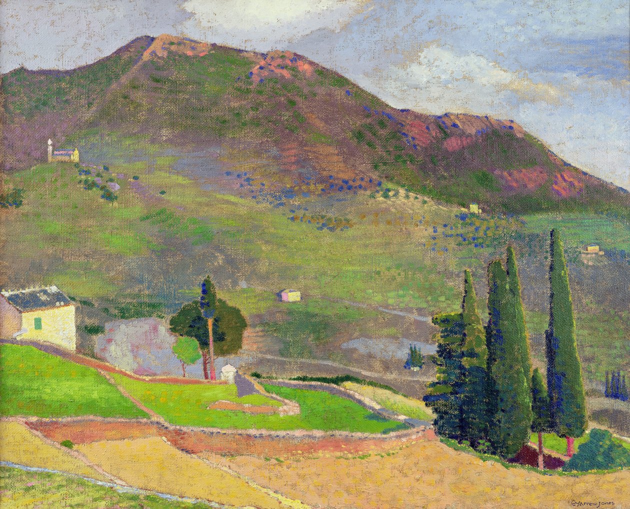 Dağı Ste. Zafer (tuval üzerine yağlı boya) by Ernest Yarrow Jones