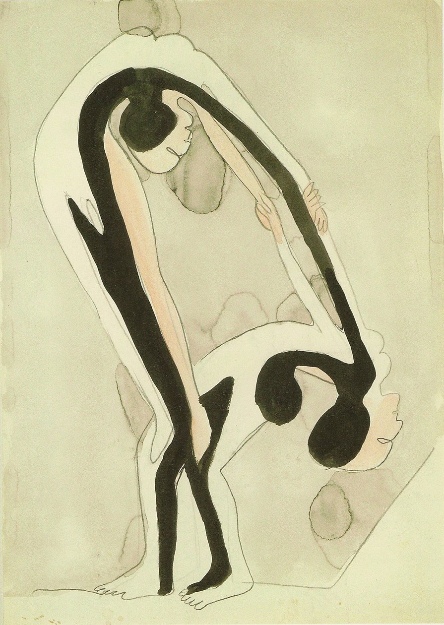 akrobotenpar by Ernst Ludwig Kirchner