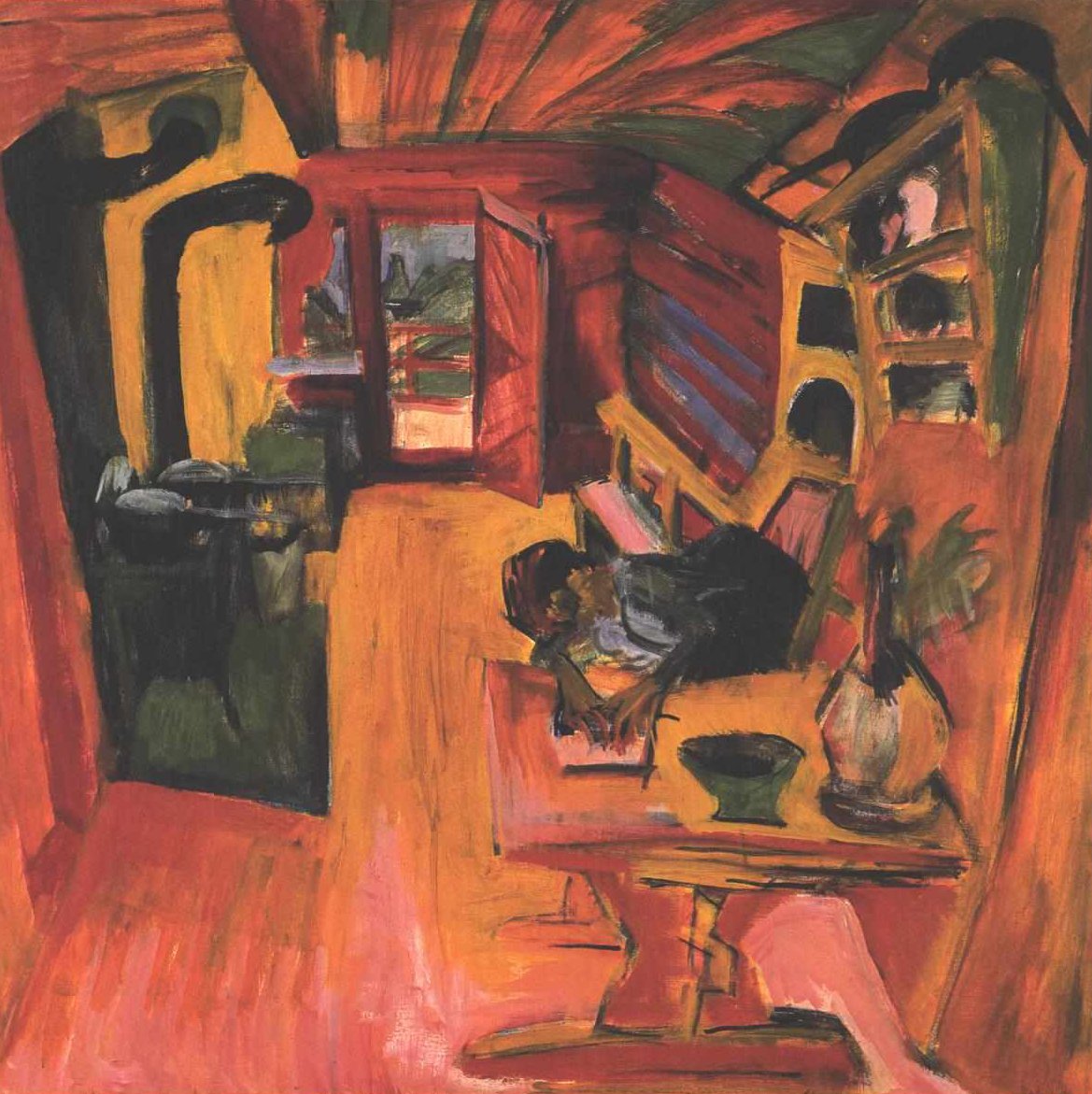 Alp mutfağı by Ernst Ludwig Kirchner