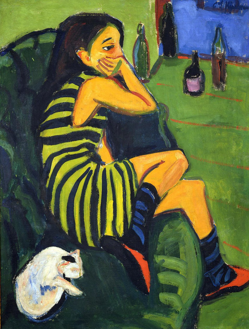 Sanatçı (Marzella) by Ernst Ludwig Kirchner