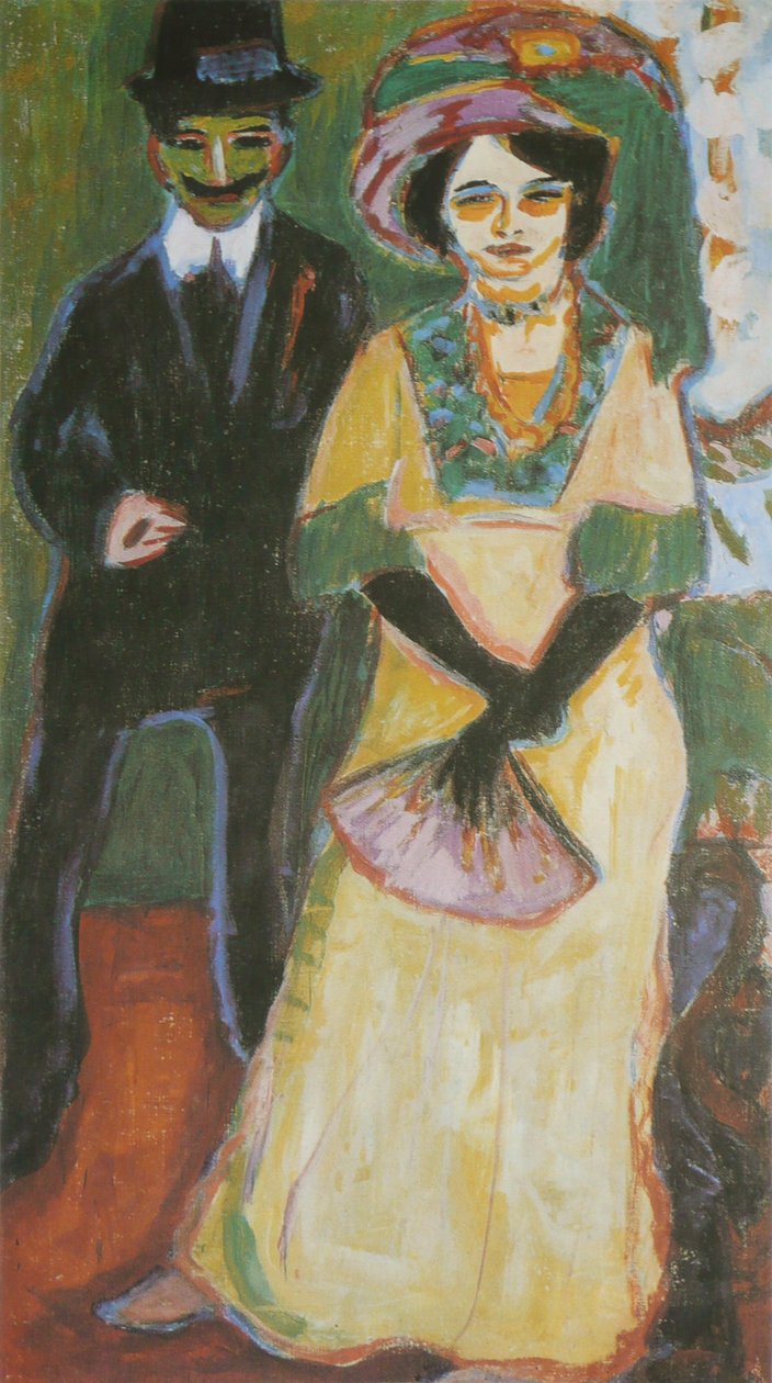 Dodo ve kardeşi by Ernst Ludwig Kirchner