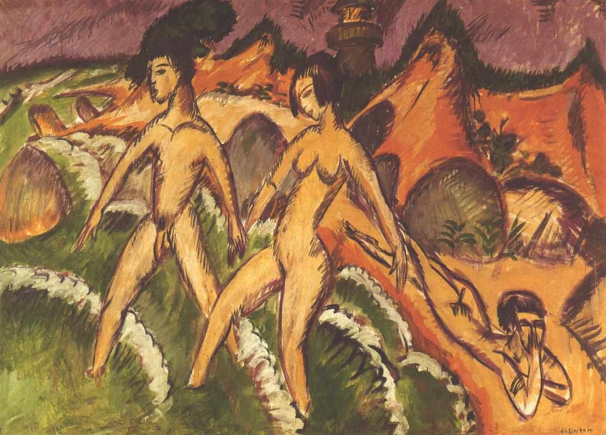 Denize adım atmak by Ernst Ludwig Kirchner