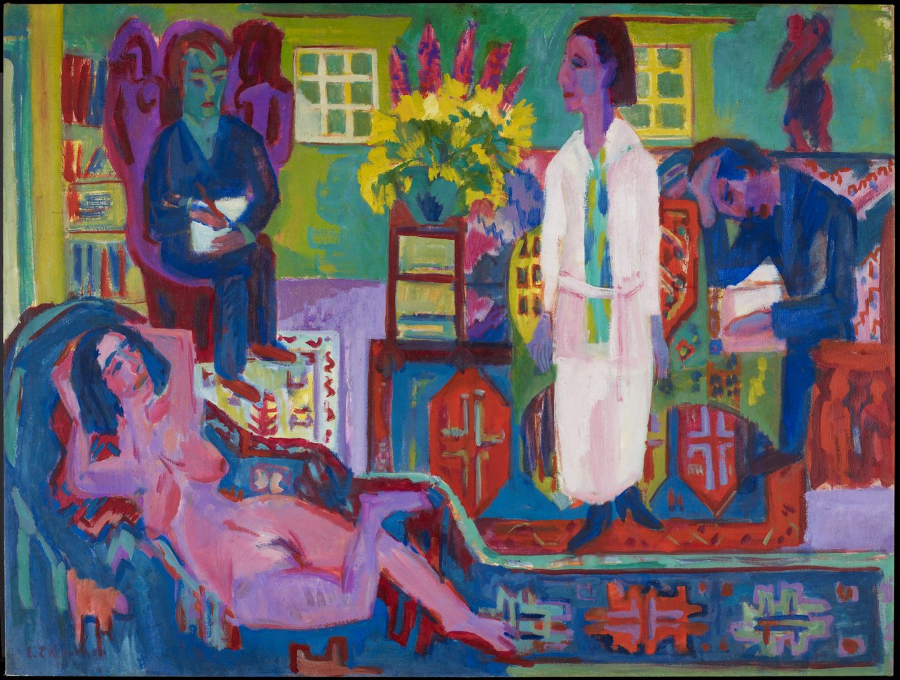 Modern Bohemya, 1924 by Ernst Ludwig Kirchner