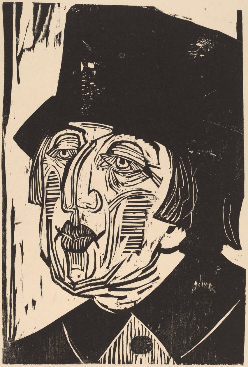 Annette Kolb, 1926. by Ernst Ludwig Kirchner