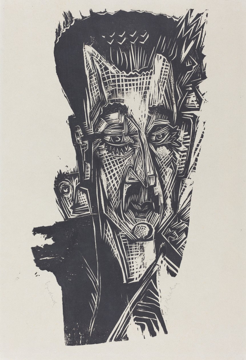 Dr. Ludwig Binswanger, 19171918. by Ernst Ludwig Kirchner