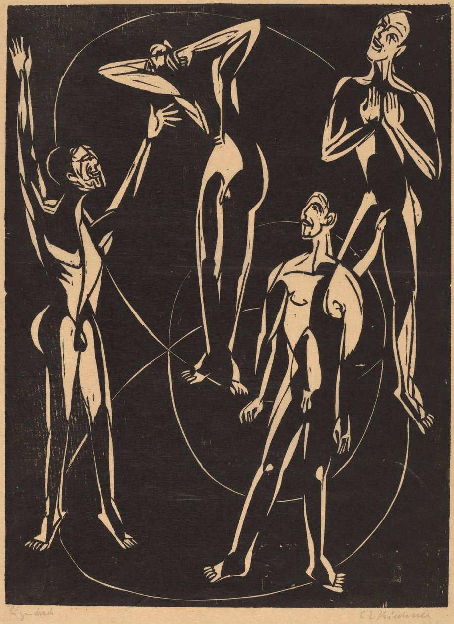 Duygular, 1937. by Ernst Ludwig Kirchner