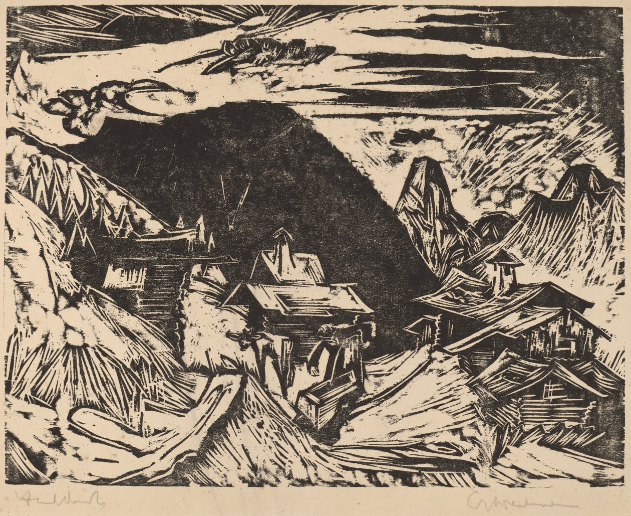 Alp Mera by Ernst Ludwig Kirchner