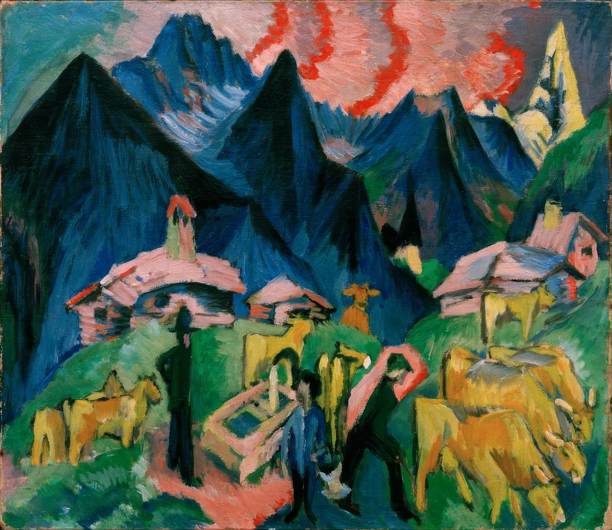 Alp yaşamı by Ernst Ludwig Kirchner