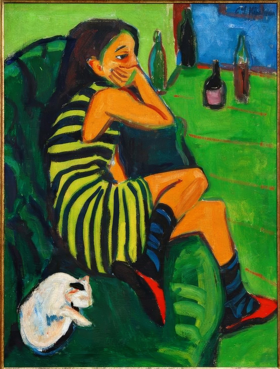 Sanatçı - Marcella by Ernst Ludwig Kirchner
