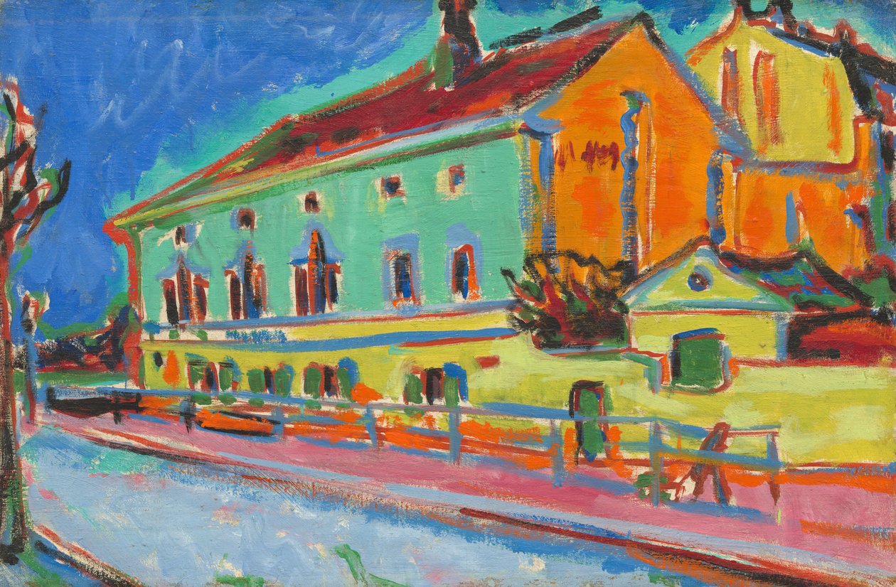 Dans Salonu Bellevue [ön yüz] by Ernst Ludwig Kirchner