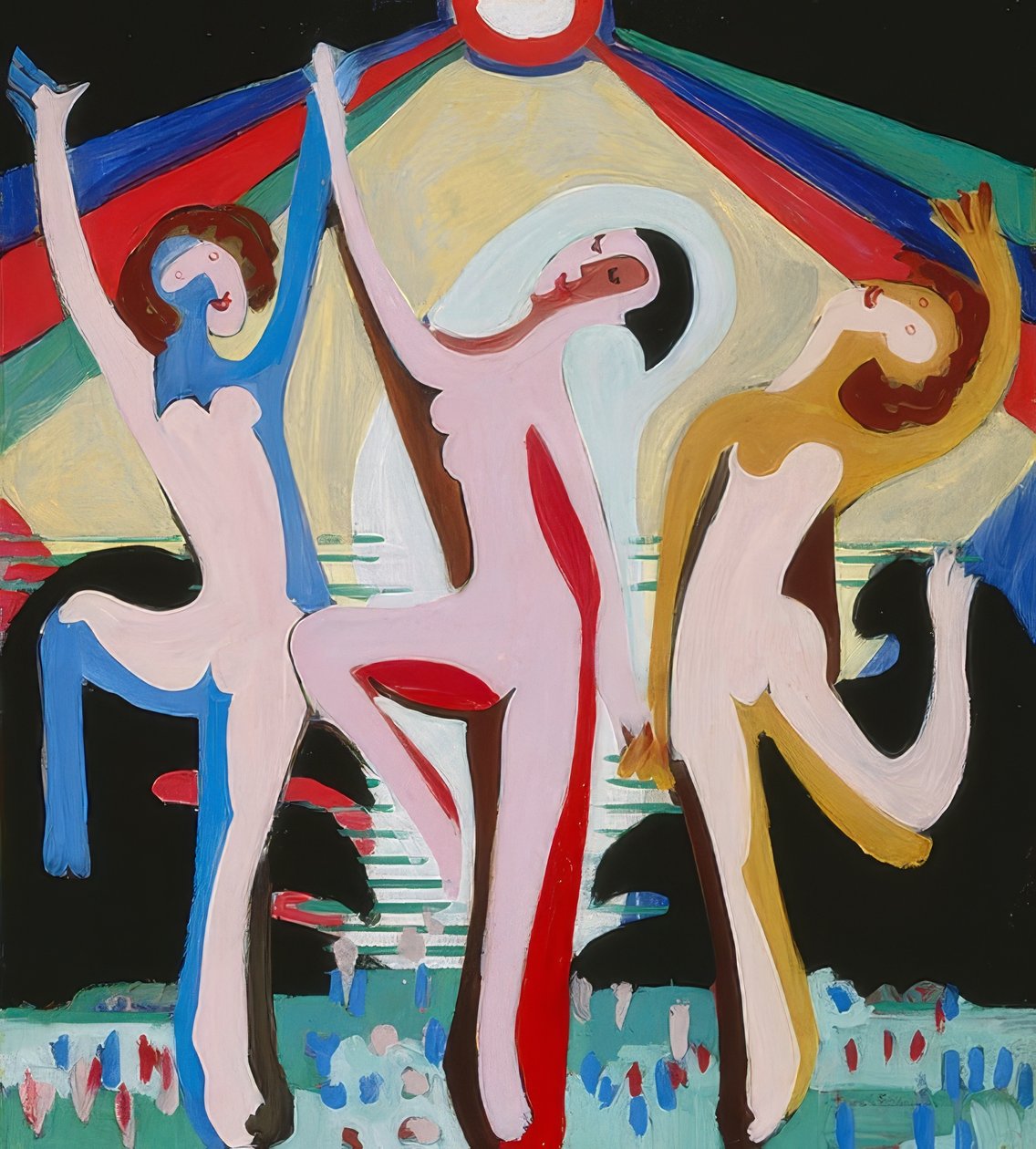 renk dansı by Ernst Ludwig Kirchner