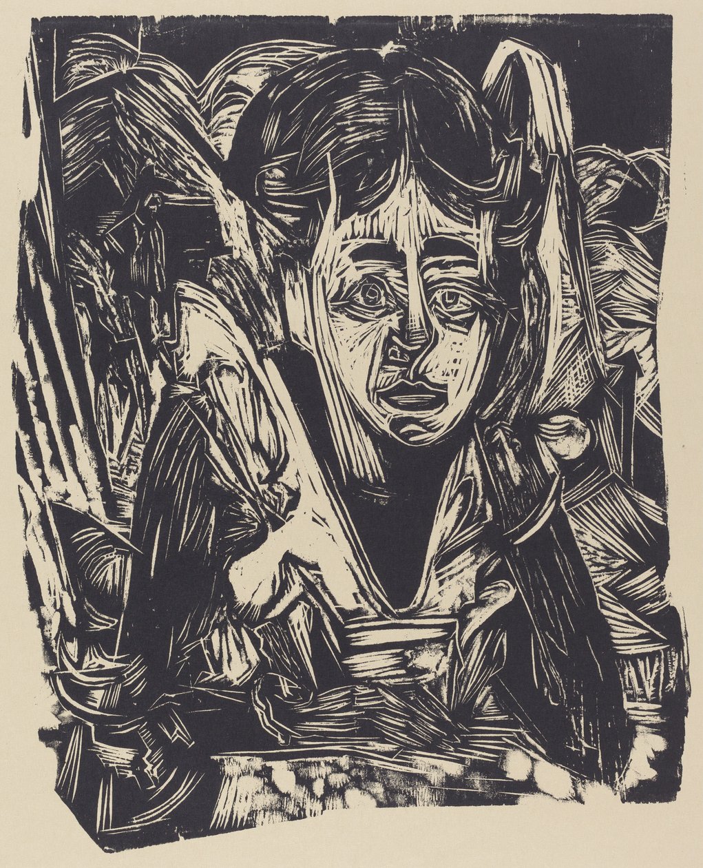 kız rüya by Ernst Ludwig Kirchner