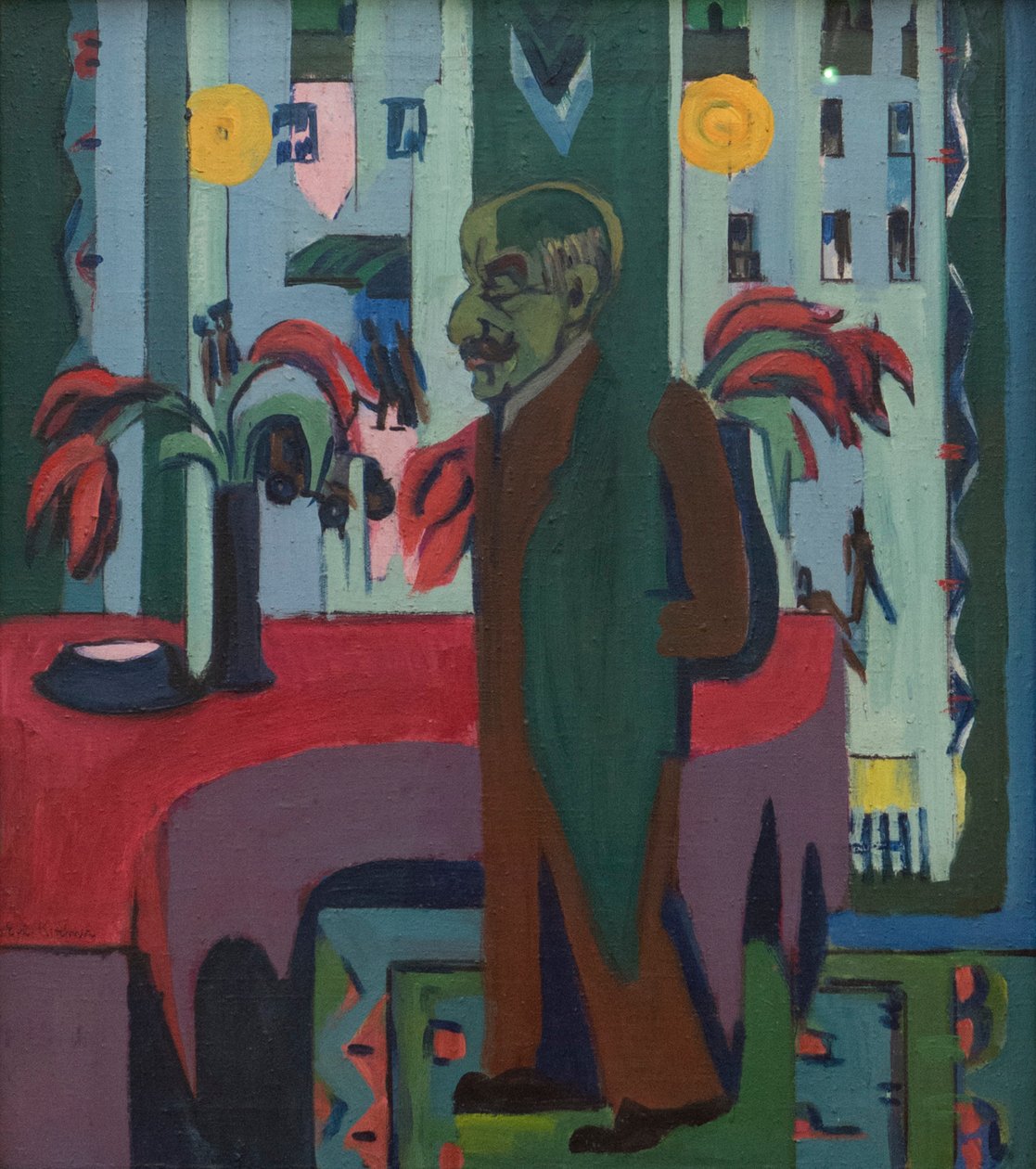 Max Liebermann, stüdyosunda, 1926-1928. by Ernst Ludwig Kirchner