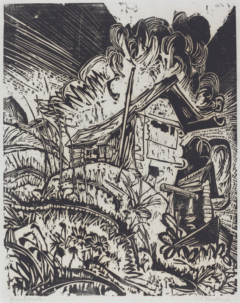 dağ evi by Ernst Ludwig Kirchner