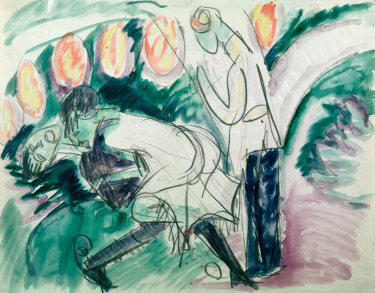Pandomim III by Ernst Ludwig Kirchner