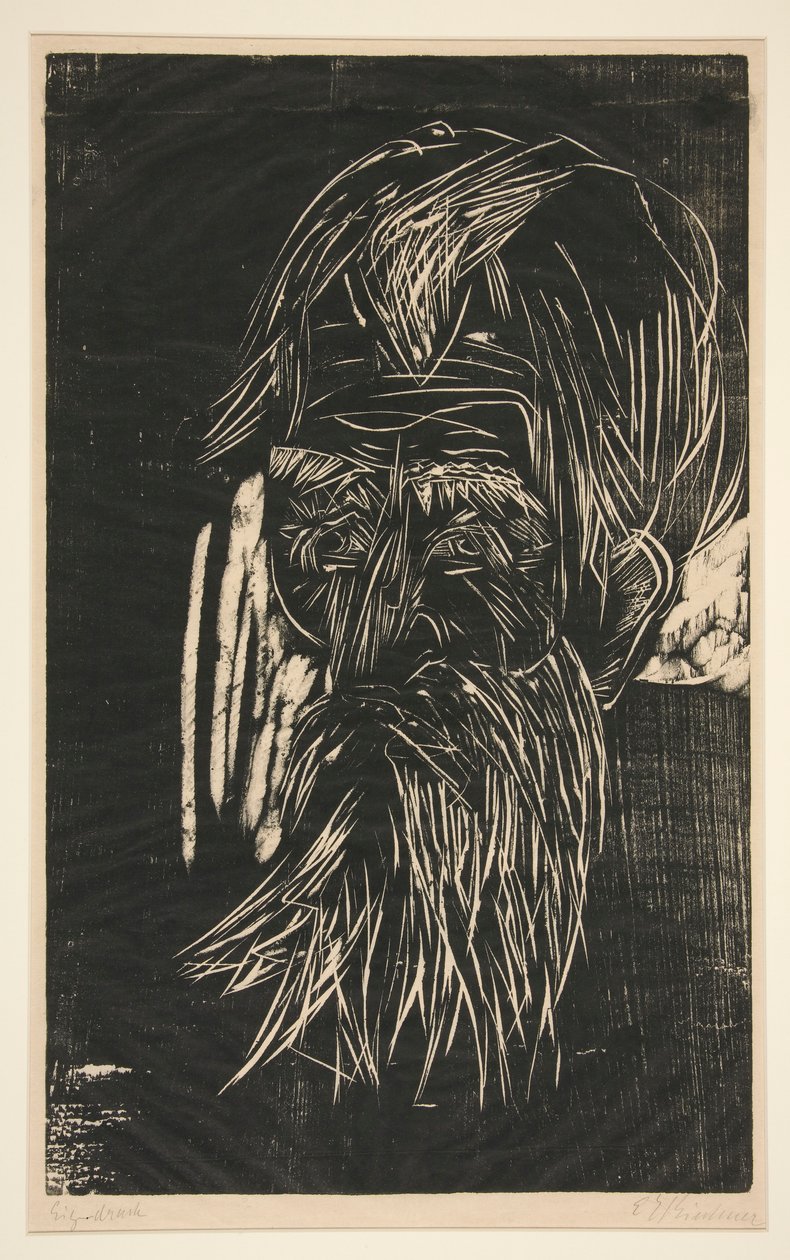 Vater Müller (Baba Müller) by Ernst Ludwig Kirchner