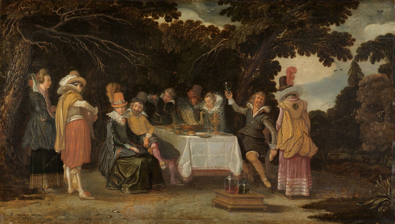 Açık Hava Partisi by Esaias I van de Velde