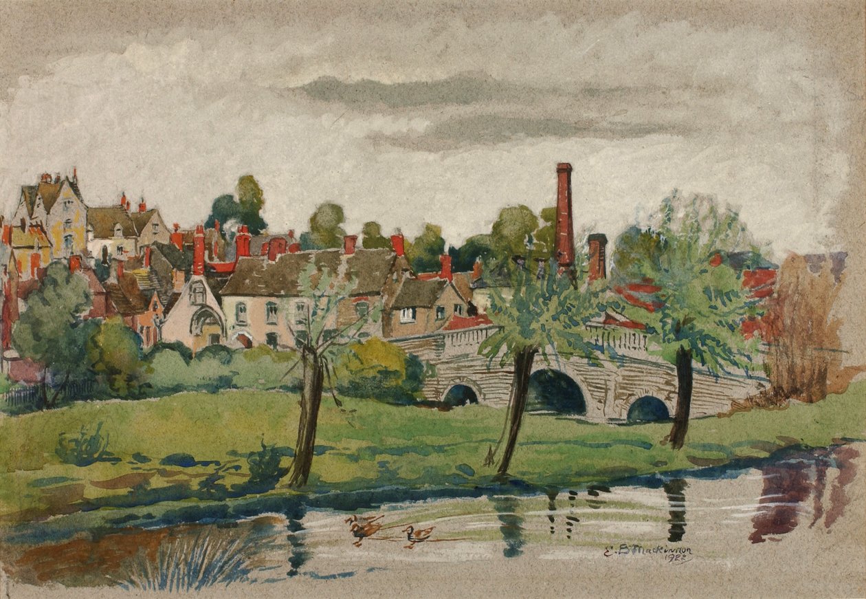 Malmesbury, 1922. by Esther Blaikie MacKinnon