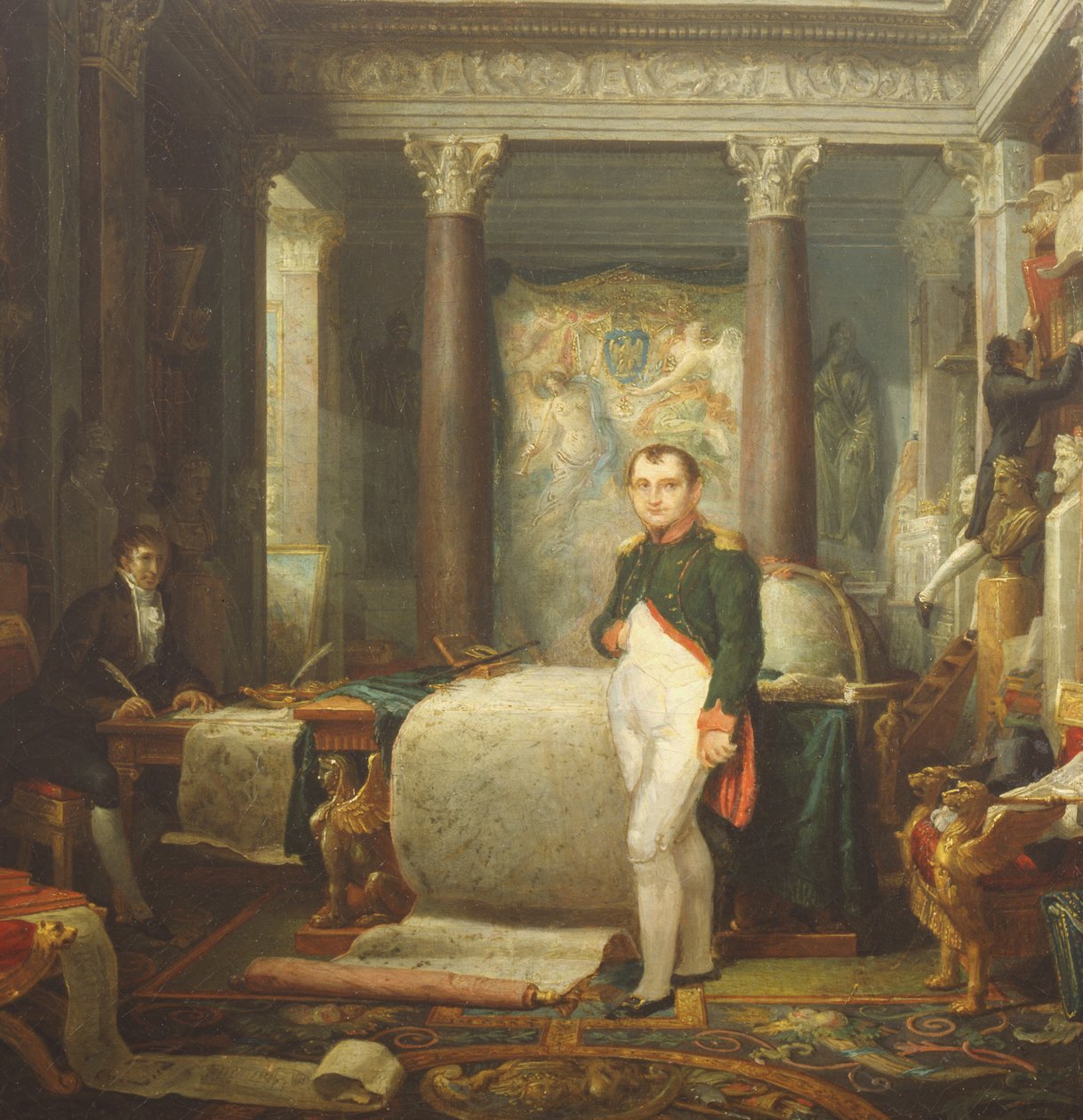 Napolyon ofisinde by Etienne Barthelemy Garnier