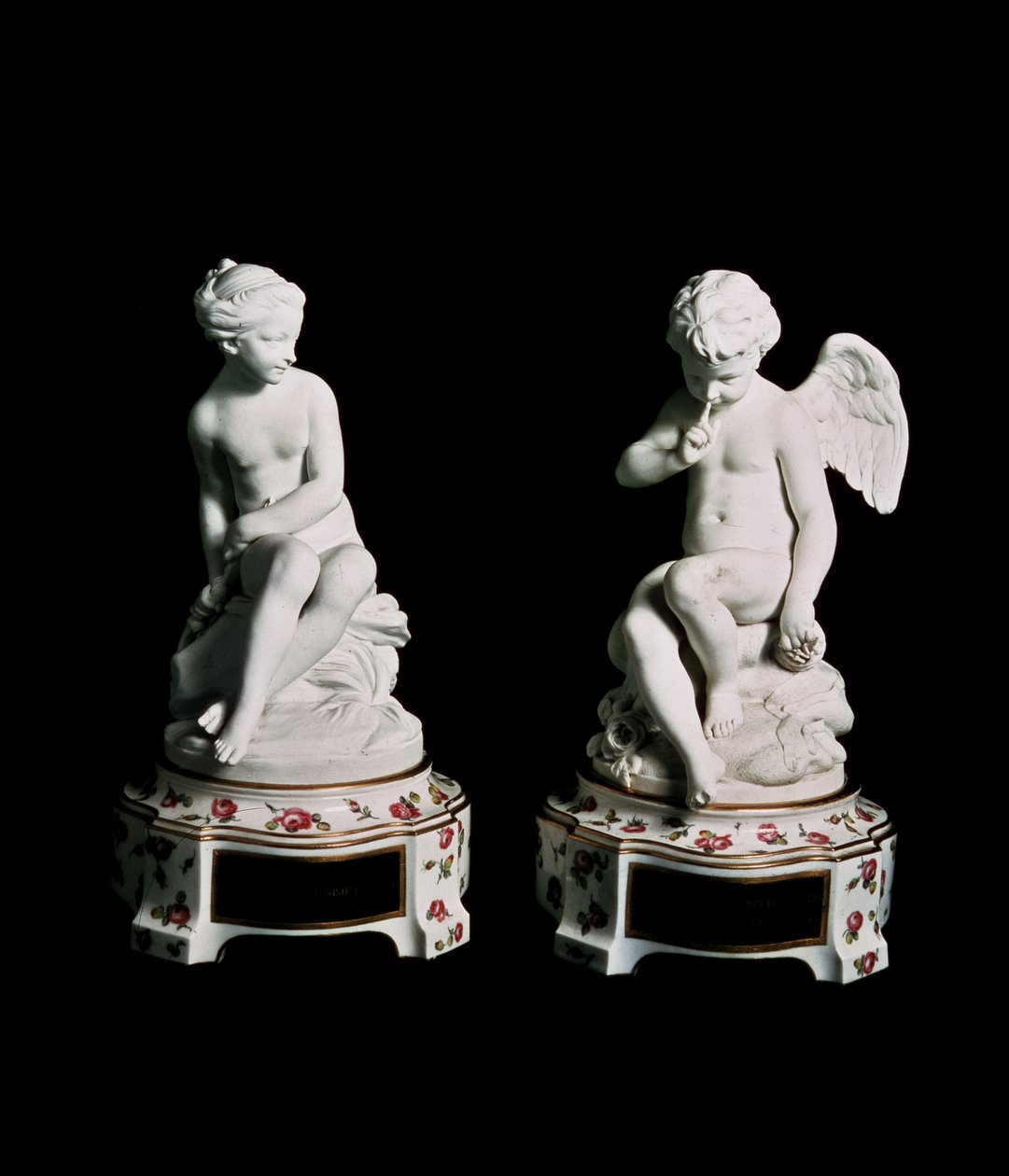 Cupid ve Psyche, Sevres grubu, 1758 (porselen) by Etienne Maurice Falconet