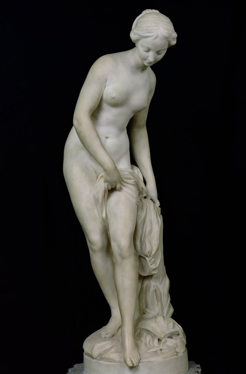 ಬಾಥರ್ ಗೆಟ್ಟಿಂಗ್ ಇನ್ ಎ ಬಾತ್, 1757 (ಮಾರ್ಬಲ್) ಟರ್ಕ್ by Etienne Maurice Falconet