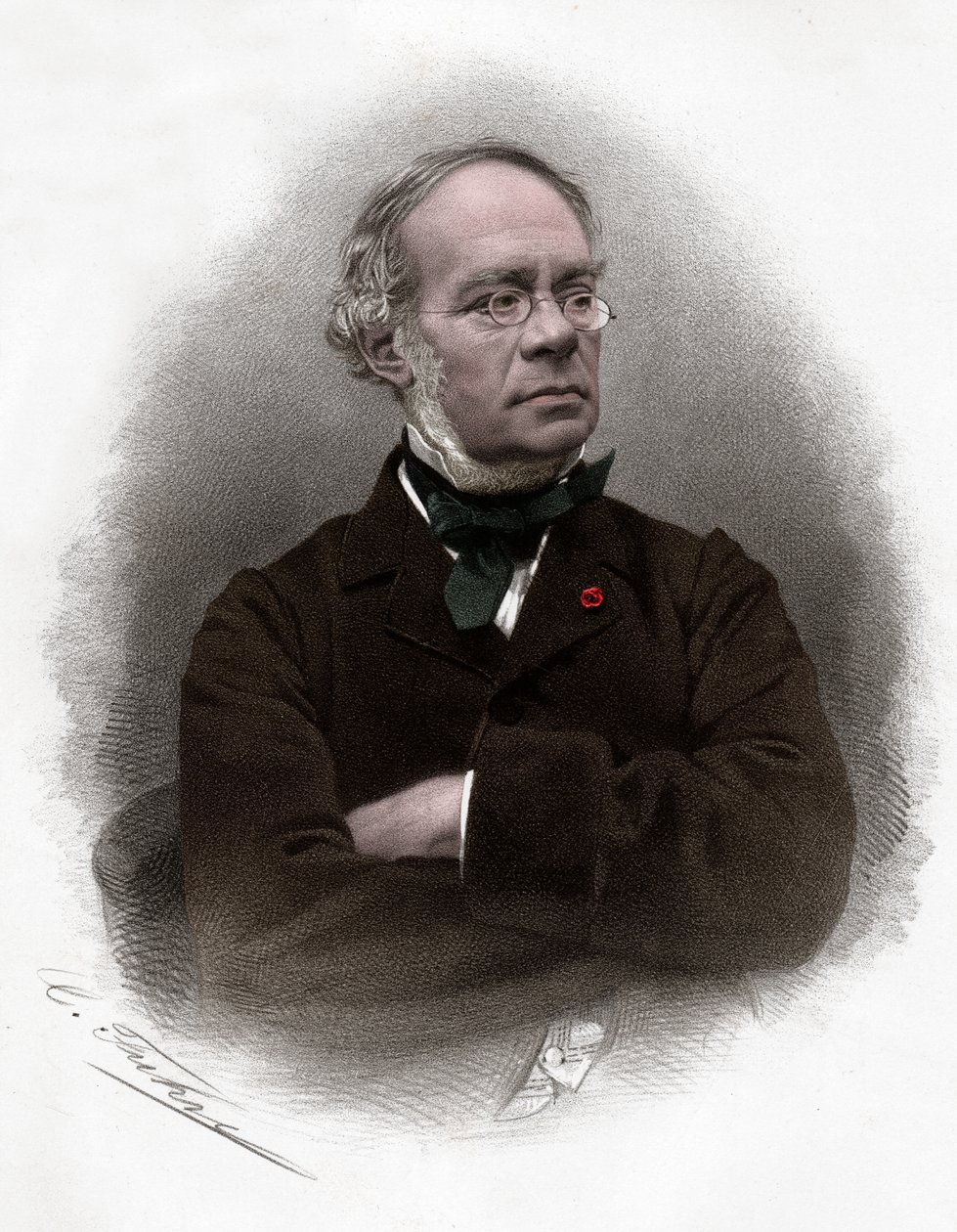 Fromental Halevy, c.1860-62 (gravür) by Etienne (after) Carjat