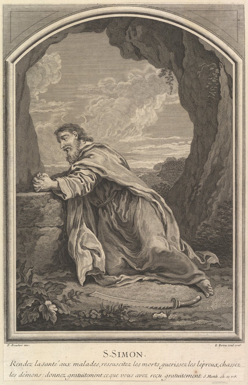 Saint-Simon, 1726. by Etienne Brion