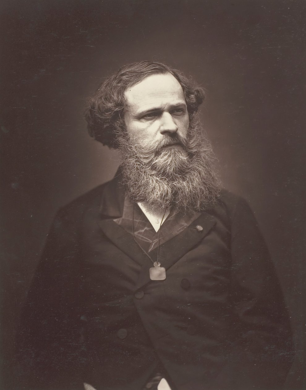 Arsene Houssaye, c. 1876. by Etienne Carjat