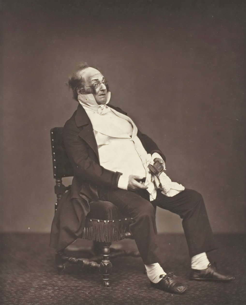 Henri Monnier, c. 1876. by Etienne Carjat