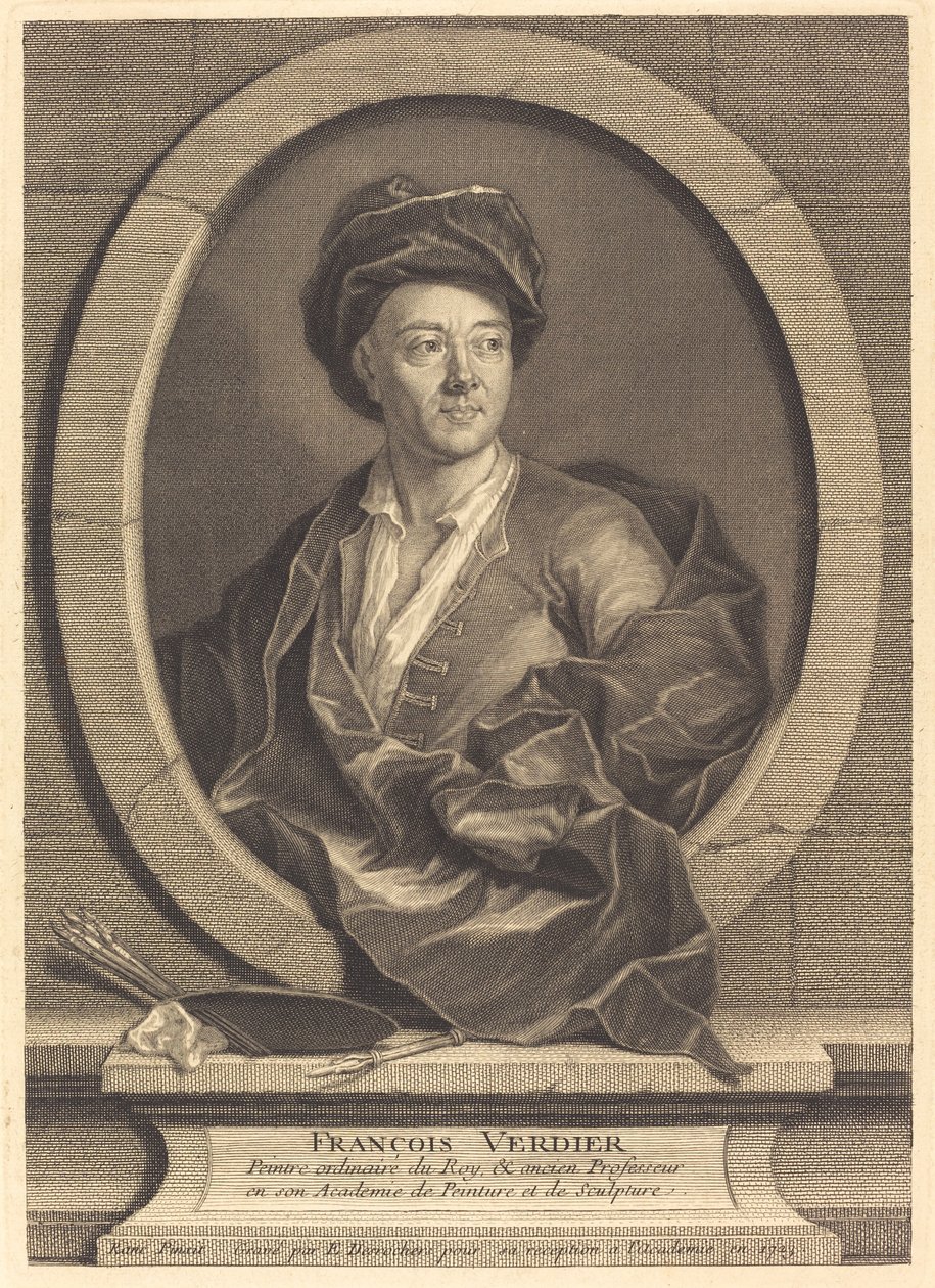 François Verdier by Etienne Desrochers after Jean Ranc