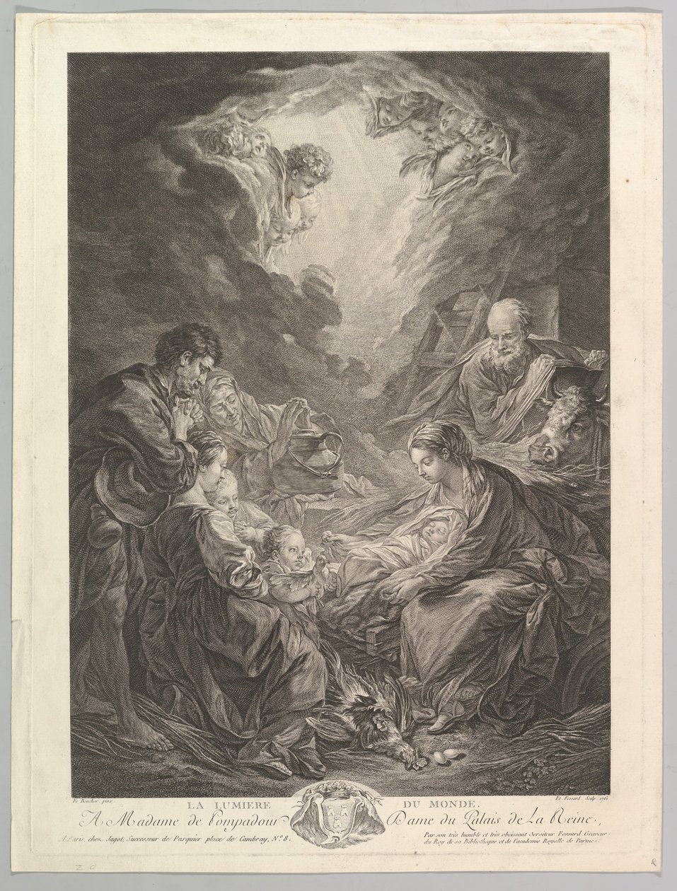 Dünyanın Işığı, 1761. by Etienne Fessard