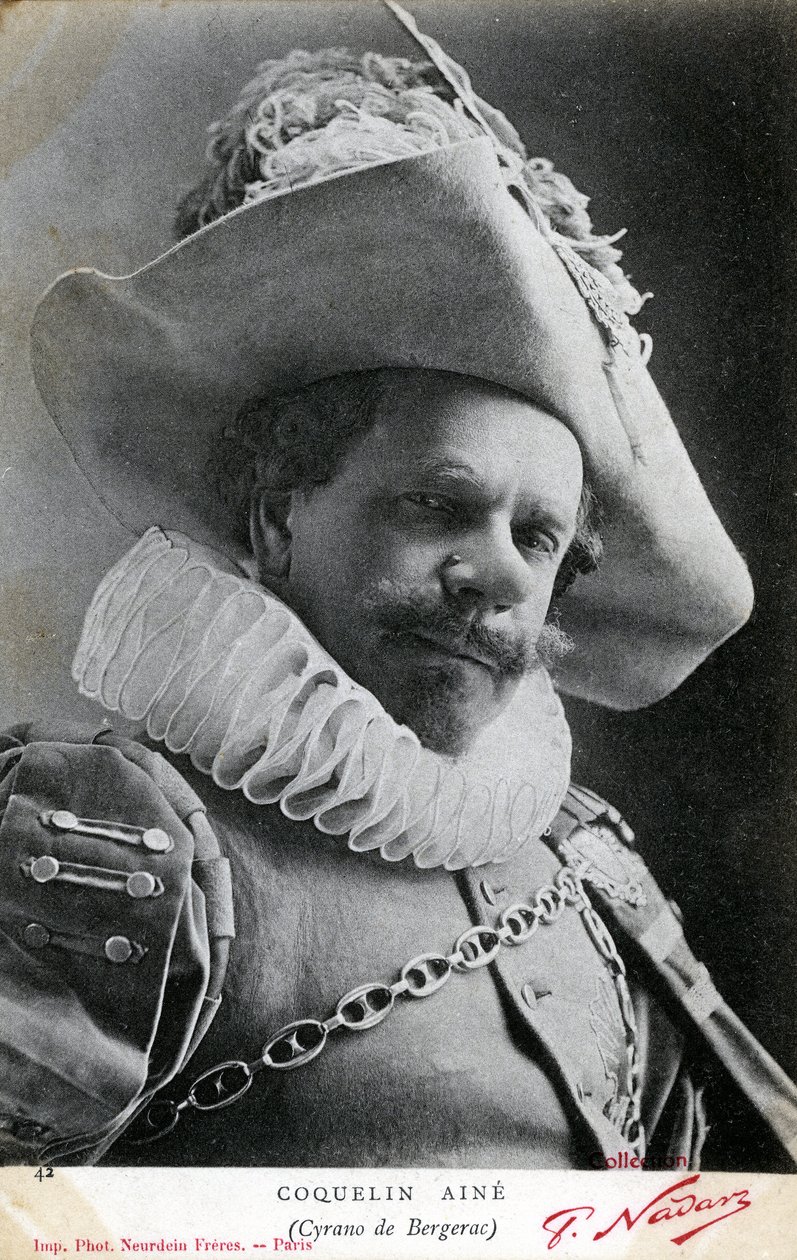 Constant Coquelin (Coquelin yaşlısı olarak bilinir) by Etienne Neurdein