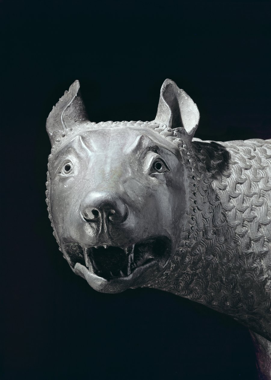 Capitoline Dişi Kurt (bronz) (detay) by Etruscan