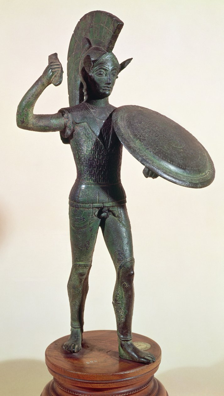 Tanrı Mars veya Savaşçı (bronz) by Etruscan