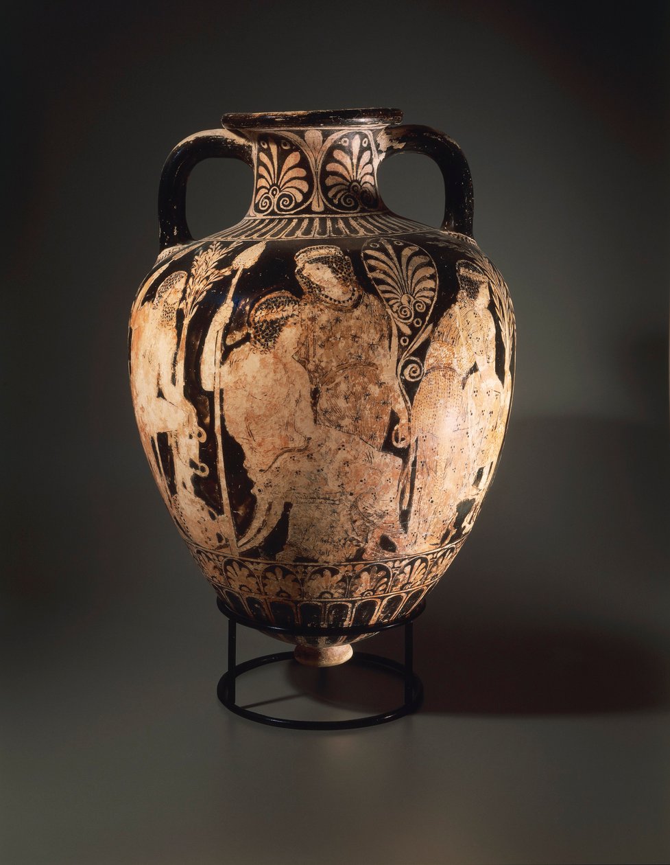Perugia ressamı tarafından kırmızı figürlü çömlek, sivri amfora by Etruscan