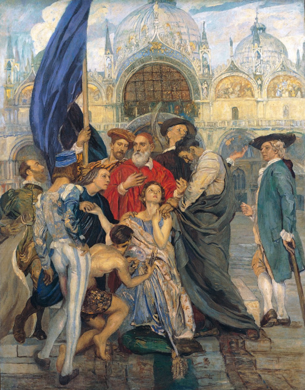 Venedikli Ressamlar, 1937 by Ettore Tito