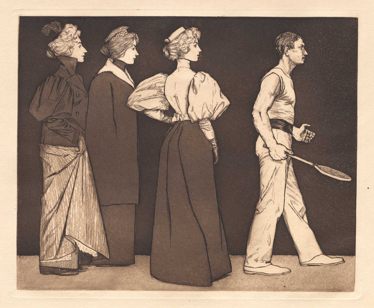 Tenis Oyuncusu by Eugen Kirchner