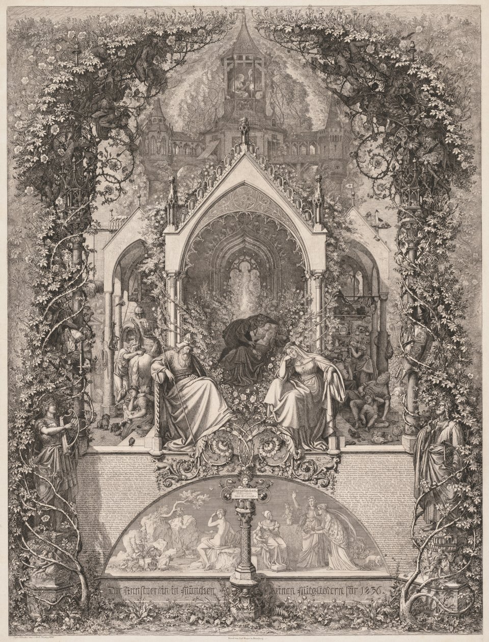 Briar Rose (Uyuyan Güzel) by Eugen Napoleon Neureuther