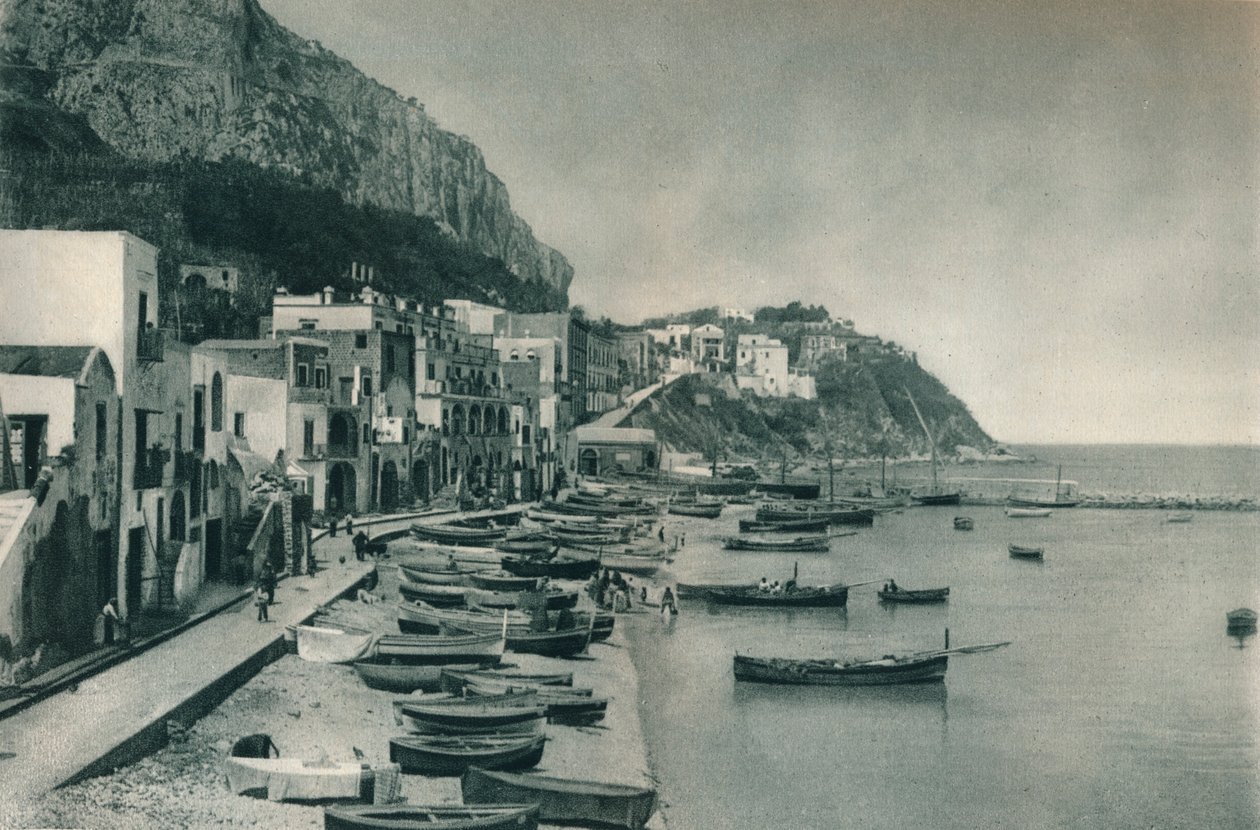 Marina Grande, Capri, İtalya, 1927 by Eugen Poppel