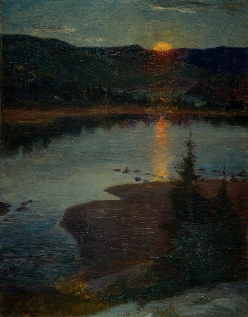 Valdres'te yükselen adam by Eugen Prinz von Schweden