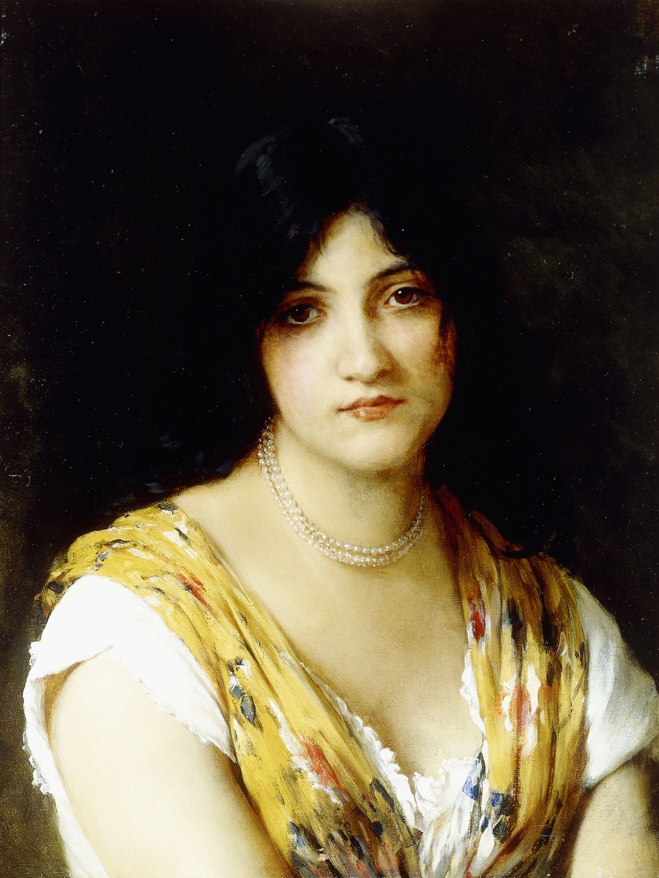 Bir Akdeniz Güzeli, by Eugen von Blaas