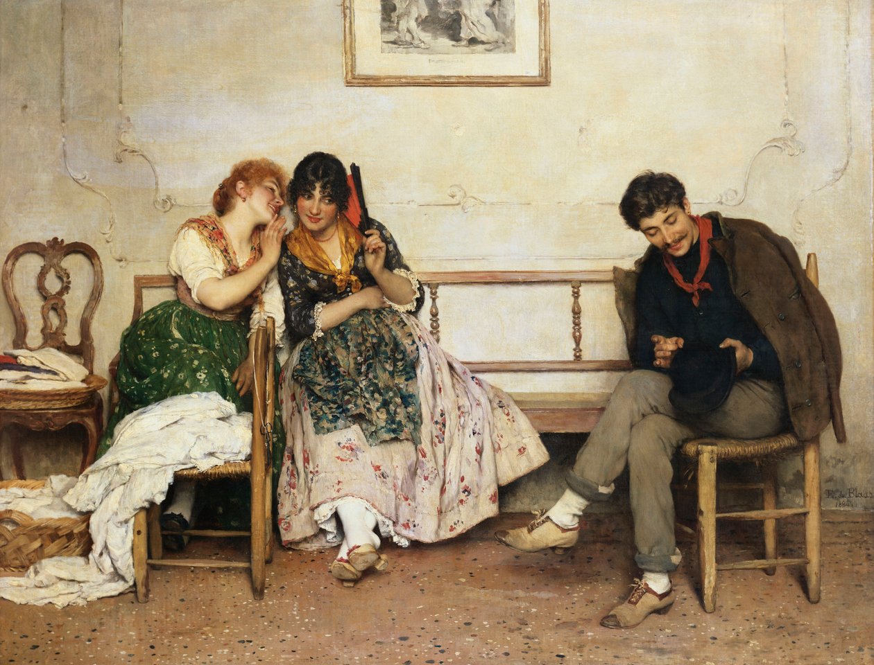 Aşk Teklifi, 1884 by Eugen von Blaas