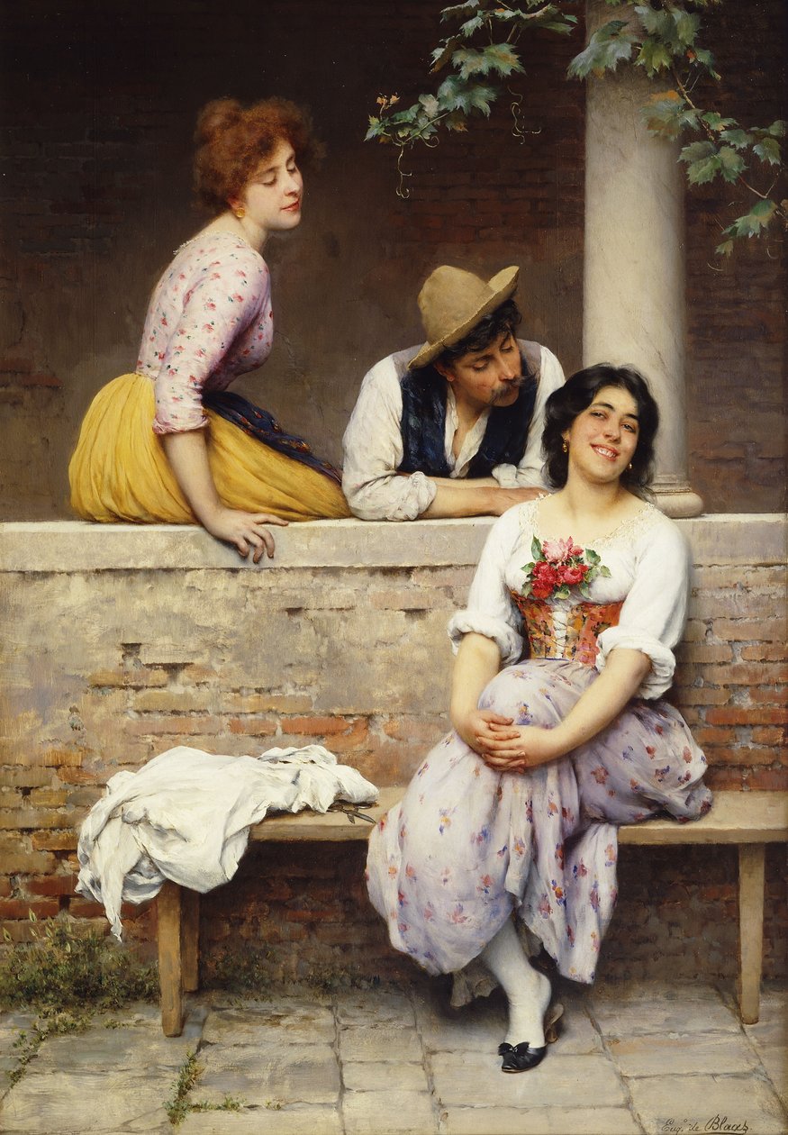 Küçük Konuşma, by Eugen von Blaas