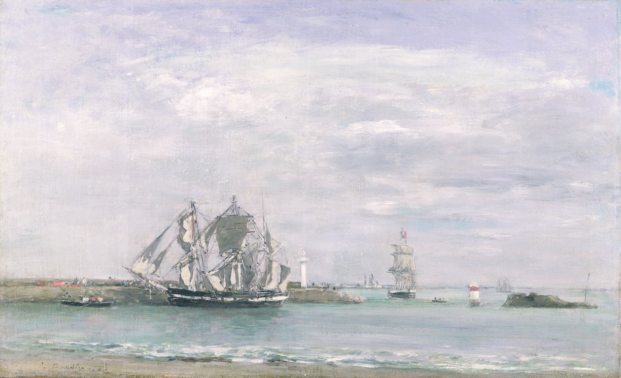 portrieux by Eugene Louis Boudin