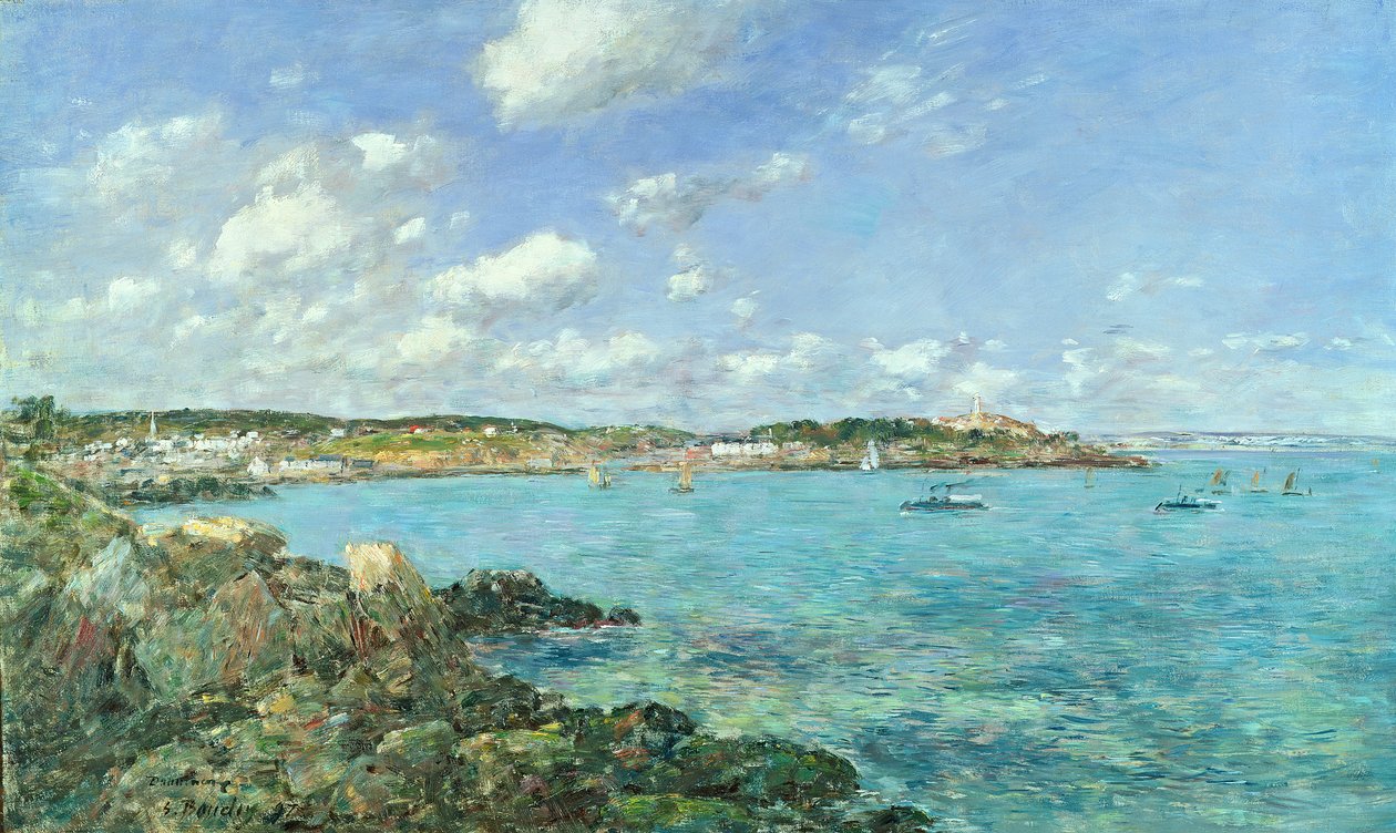 Douarnenez Körfezi, 1897 by Eugene Louis Boudin