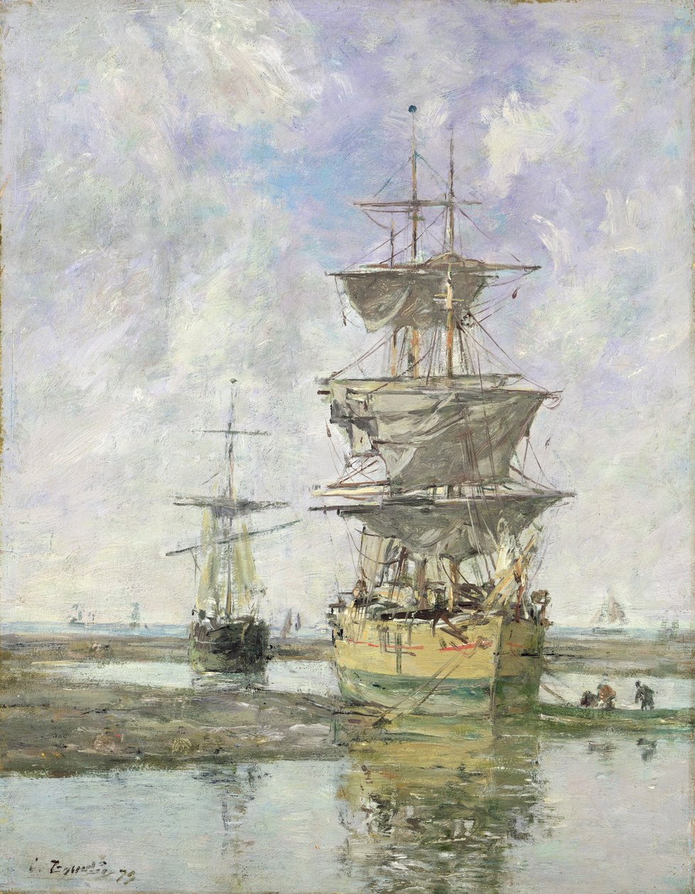 Büyük Gemi, 1879 by Eugene Louis Boudin