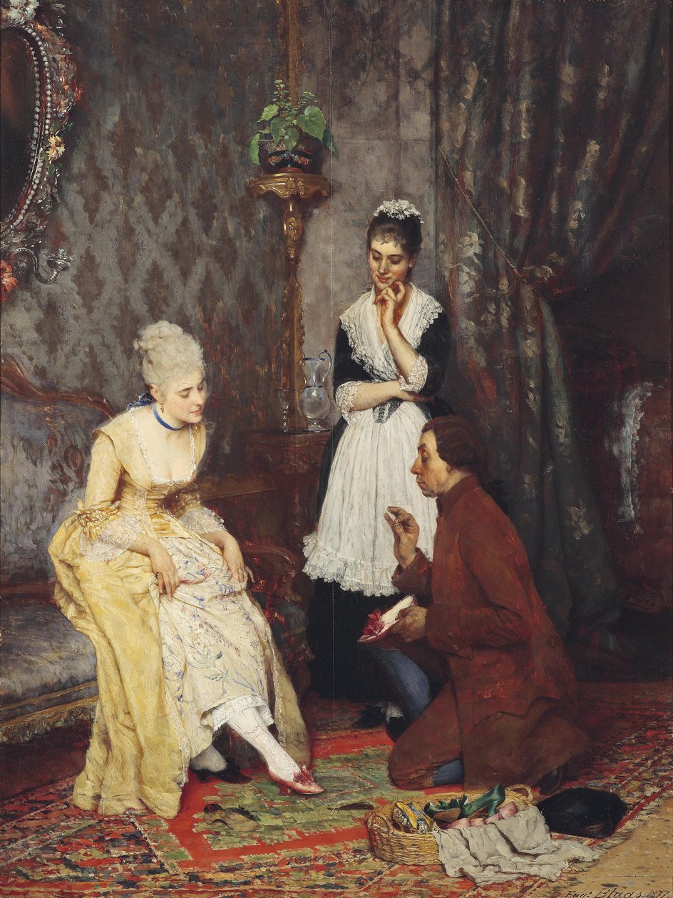 Mükemmel ayakkabı! by Eugene de Blaas