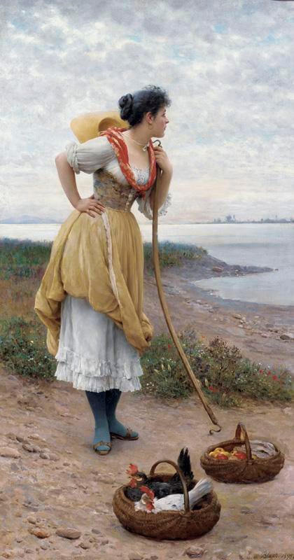 Hayal kurmak by Eugene de Blaas
