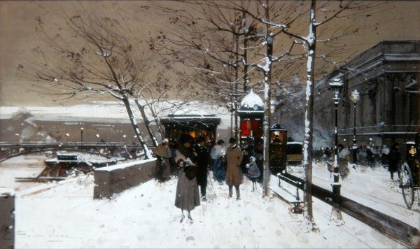 Gırgır rıhtımı by Eugene Galien Laloue