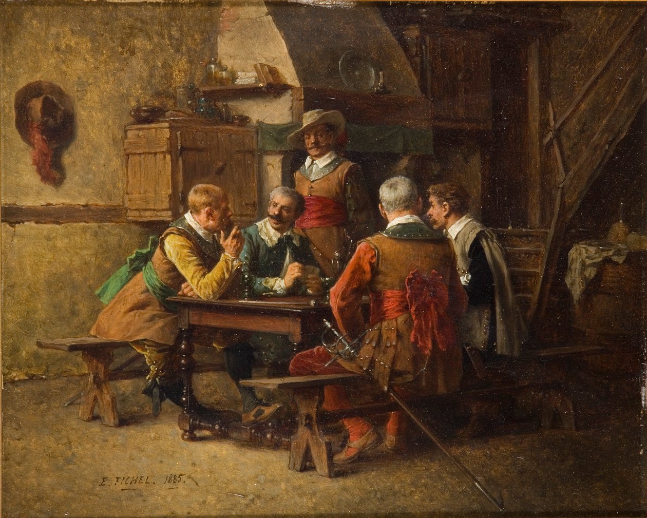 Görev dışı, 1885 by Eugene Fichel